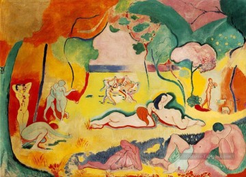 Henri Matisse œuvres - Le bonheur de vivre La Joie de vivre fauvisme abstrait Henri Matisse